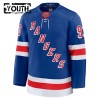Børn NHL New York Rangers Trøje 2024-25 Fanatics Premium Mika Zibanejad Blå Hjemme